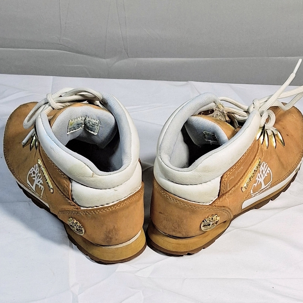 Timberland Size 7 Women's Eoro Chukka Euro Hiker Desert Sand Boots - Picture 7 of 13